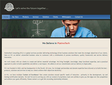 Tablet Screenshot of platinotech.com